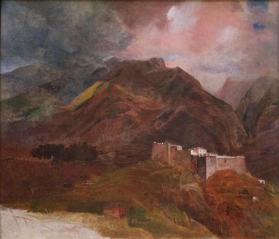 Peak Fort na Maderze, 1849-1850 autorstwa Karl Pavlovich Bryullov