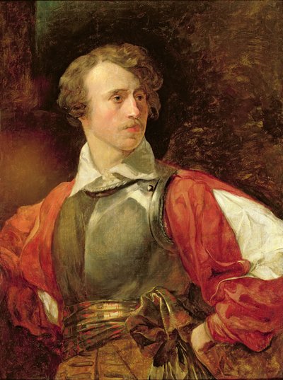 Portright Władimira Samojłowa jako Hamlet autorstwa Karl Pavlovich Bryullov