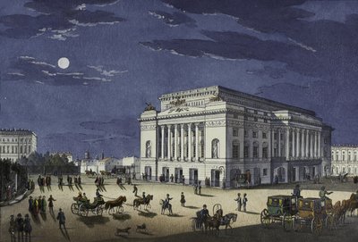 Teatr Aleksandryński w Sankt Petersburgu, I poł. autorstwa Karl Petrovich Beggrov