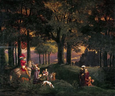 Der verirrte Ritter Zaginiony rycerz autorstwa Karl Philipp Fohr