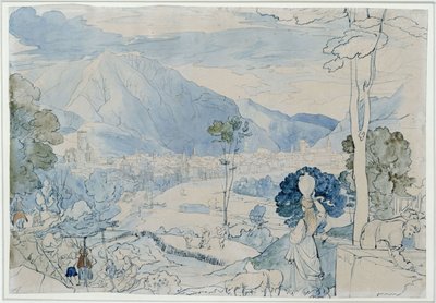 Widok na Trydent autorstwa Karl Philipp Fohr