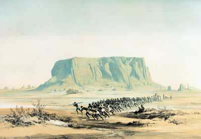 Widok na górę Barkal autorstwa Karl Richard Lepsius
