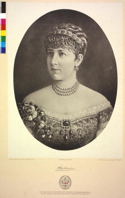 Księżniczka koronna Austrii Stefania autorstwa Karl Ritter Von Kobierski