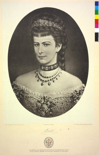Cesarzowa Austrii Elżbieta autorstwa Karl Ritter Von Kobierski