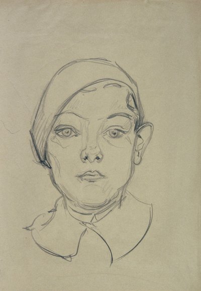 portret chłopca autorstwa Karl Suschnik