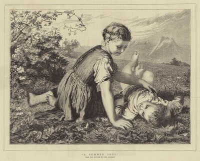 Letnie lenistwo autorstwa Karl Wilhelm Friedrich Bauerle