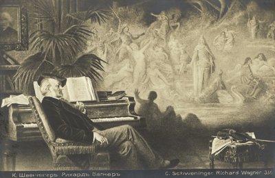 Sen Richarda Wagnera autorstwa Karl or Carl the Younger Schweninger