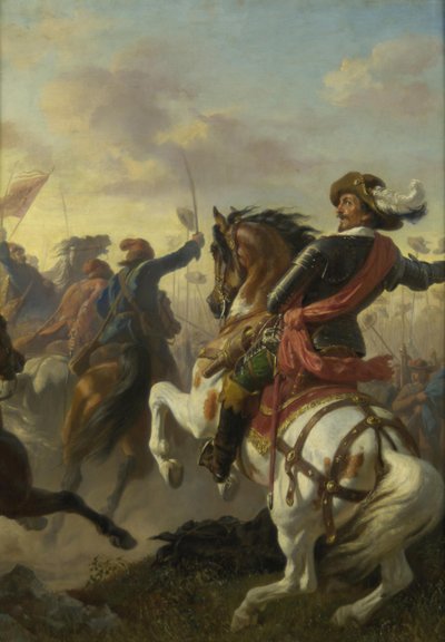 Zwycięstwo Boucquoi pod Zablat (Budweis) 1619 r. autorstwa Karl von Blaas