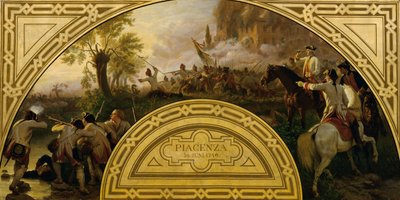 Bitwa pod Piacenzą 1746 autorstwa Karl von Blaas