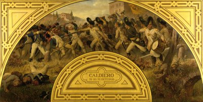 Bitwa pod Caldiero 1805 autorstwa Karl von Blaas