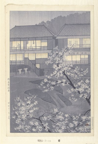 Gorące źródła Shuzenji Shuzenji onsen (tytuł na obiekcie) autorstwa Kasamatsu Shirô