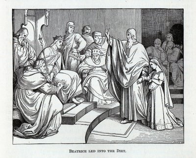 Beatrice weszła na sejm, 1882 r. autorstwa Kaspar Oertel