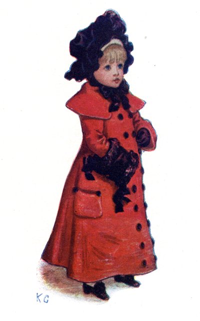„Kartki świąteczne” Kate Greenaway. autorstwa Kate Greenaway