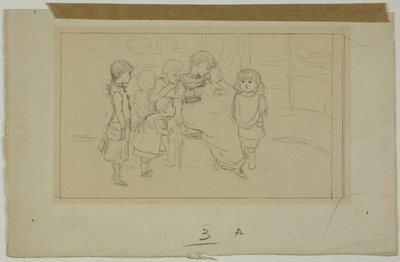 Grupa dzieci autorstwa Kate Greenaway