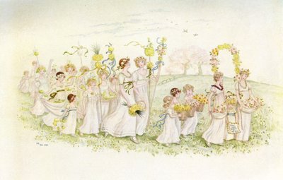 „Szczęśliwe powroty dnia” Kate Greenaway. autorstwa Kate Greenaway
