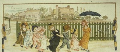 Czas na zabawę z filmu „Dzień z życia dziecka” autorstwa Kate Greenaway