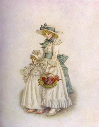 „Siostry” Kate Greenaway autorstwa Kate Greenaway