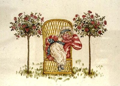 Spanie, z „Dzień z życia dziecka” autorstwa Kate Greenaway