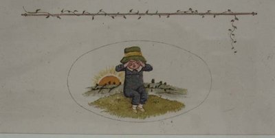 Senny, z „Dzień z życia dziecka” autorstwa Kate Greenaway