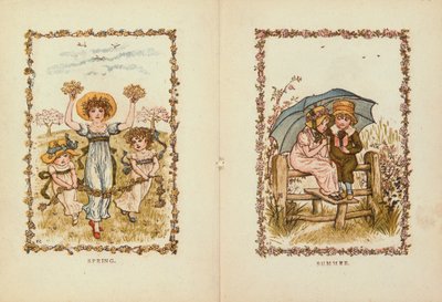 Wiosna i lato, XIX w. autorstwa Kate Greenaway