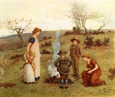Ogień kija autorstwa Kate Greenaway autorstwa Kate Greenaway