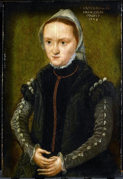 Portret kobiety, prawdopodobnie autoportret autorstwa Katharina van Hemessen