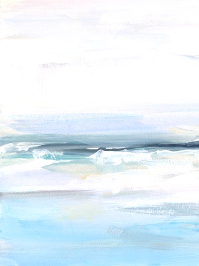 Ocean Tide 1, 2023 (akryl na papierze) autorstwa Katie Ré Scheidt