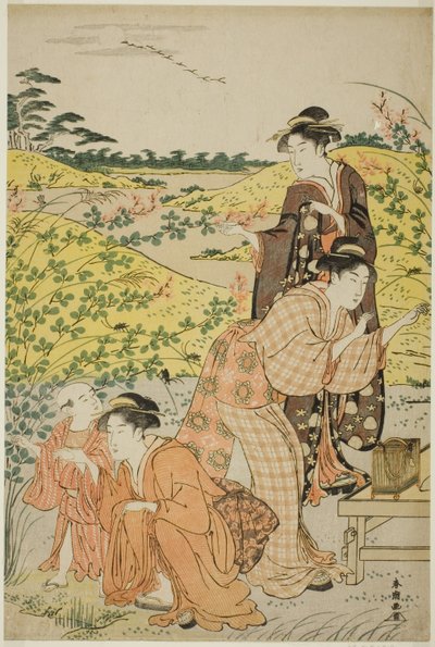 Piknik autorstwa Katsukawa Shuncho