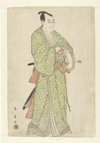 Aktor portret Sawamury Sojuro III w roli Kakogawy Honzo autorstwa Katsukawa Shunei