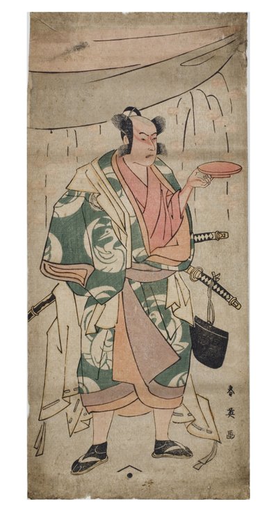 Aktor w charakterze, ok. 1762-1800 (drewno na papierze) autorstwa Katsukawa Shunei