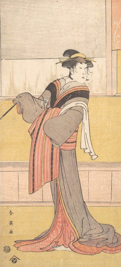 Segawa Chryzantema Kobieta Dobrze, co? 1791. autorstwa Katsukawa Shun