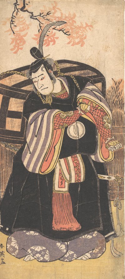 Aktor Trzeci Sawamura Sojuro jako człowiek o wysokiej pozycji, ca. 1791. autorstwa Katsukawa Shun