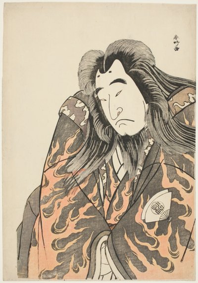 Aktor Onoe Matsusuke I jako emerytowany cesarz Sutoku autorstwa Katsukawa Shunkо̄