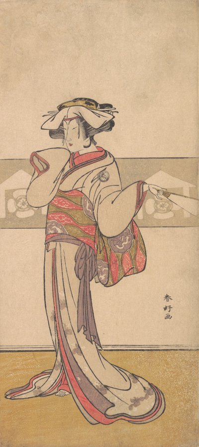 Segawa Chryzantema Kobieta Niezły członek drogi, tygrys na plaży, co? 1790. autorstwa Katsukawa Shunko
