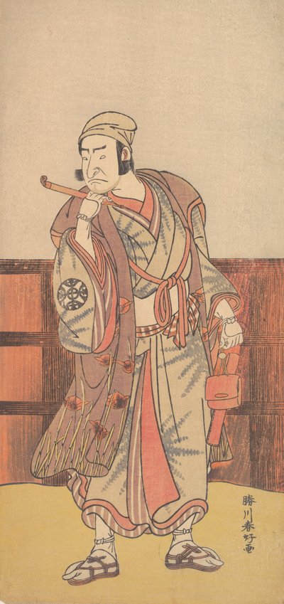 Pierwszy Nakamura Nakazo w roli Shimada no Hachizo, 4 miesiąc, 1783. autorstwa Katsukawa Shunko