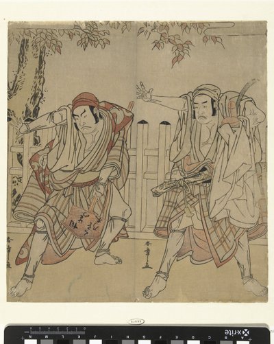 Aktorzy Otani Hiroji III w Otani Tomoemon autorstwa Katsukawa Shunsho