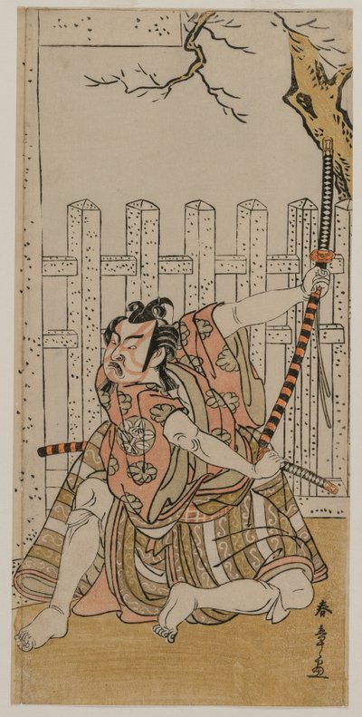 Ichimura Uzaemon IX as Umeomaru, mid 1770s. autorstwa Katsukawa Shunsho