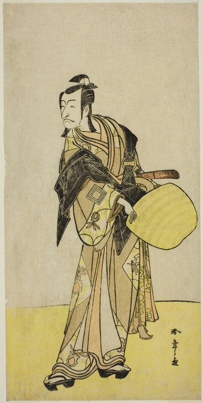 Aktor Ichikawa Danjuro V jako Kakogawa Honzo ze sztuki „Kanadehon Chushin Nagori no Kura” wystawiony w Teatrze Nakamura w dziewiątym miesiącu 1780 r. autorstwa Katsukawa Shunsho