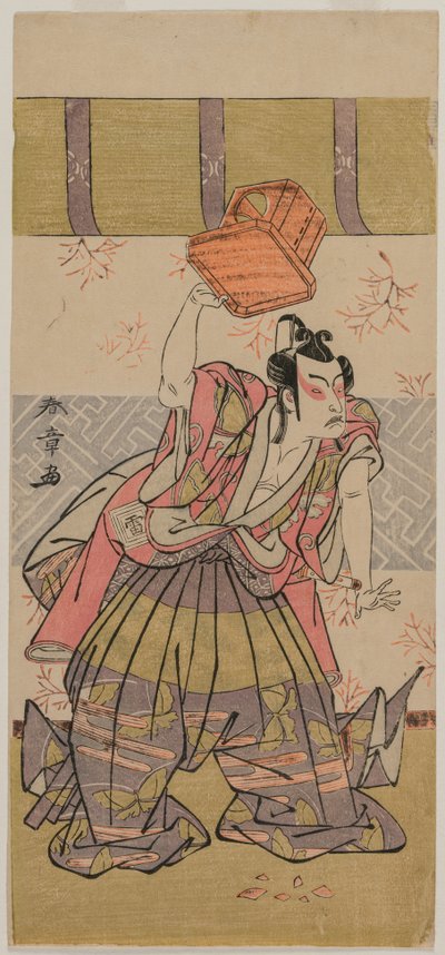 Tee c i r Ichikawa Raiso Jako przodkowie, jeszcze nie d-1770s. autorstwa Katsukawa Shunsho