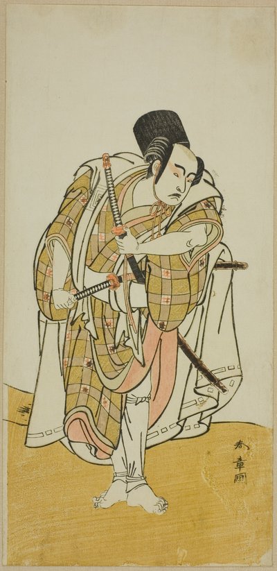 Aktor Ichikawa Yaozo II (?) autorstwa Katsukawa Shunsho