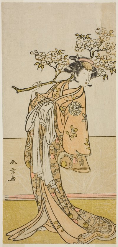Aktor Ichimura Uzaemon IX w niezidentyfikowanej roli autorstwa Katsukawa Shunsho