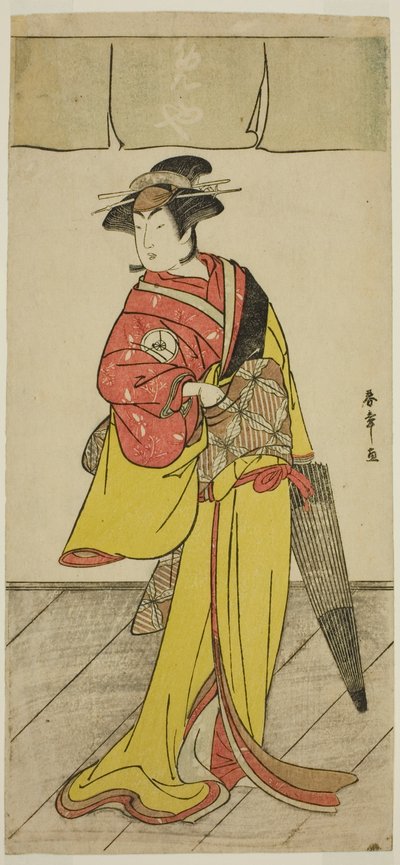 Herbata C i Celebration White Doctor V Jako członek Push Te Py Kana Pisanie miłości Zaręczyny Soga, Perfor Med At Te Ichimura Tee Członek Te Fourth Gate, 1789 autorstwa Katsukawa Shunsho