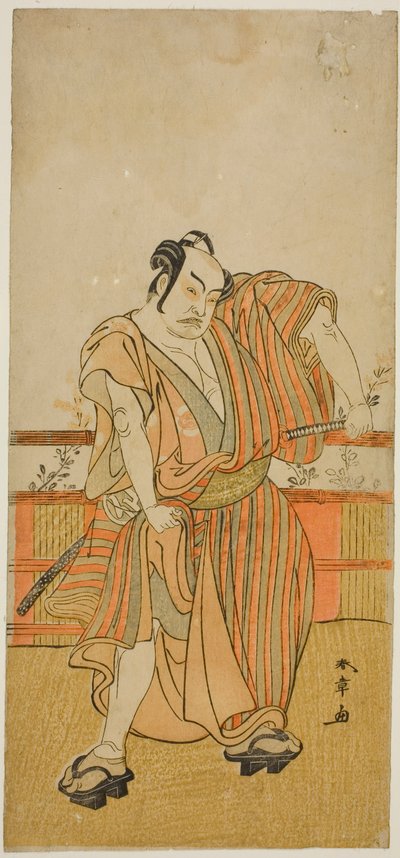 Aktor Nakamura Sukegoro II w niezidentyfikowanej roli autorstwa Katsukawa Shunsho