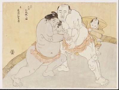 Temat Betoe Enya Kaze Kajinosuke Draft d Demon Mountain Tani Koro autorstwa Katsukawa Shunsho