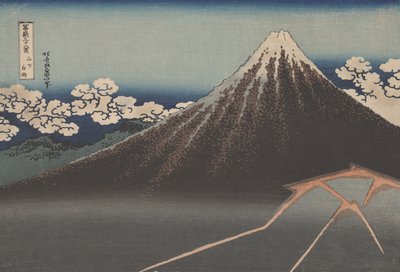 Po "Deszczowej burzy pod szczytem autorstwa Katsushika Hokusai