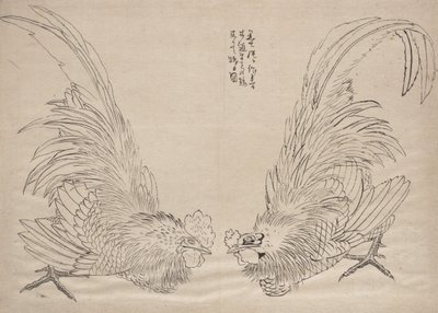 Album szkiców Katsushika Hokusai i jego uczniów, XIX w. autorstwa Katsushika Hokusai