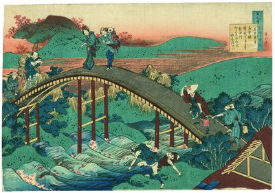Ariwara no Narihira autorstwa Katsushika Hokusai