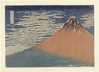 Bezchmurna pogoda z południowym wiatrem autorstwa Katsushika Hokusai