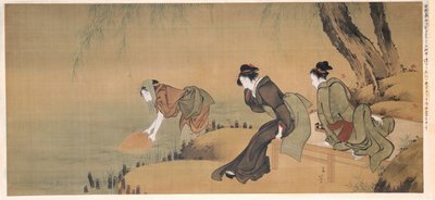 Ochłodzenie w letni wieczór autorstwa Katsushika Hokusai