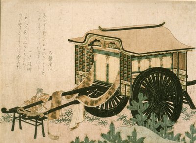 Powóz dworski autorstwa Katsushika Hokusai